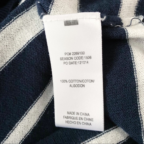 Splendid striped sleeveless maxi dress navy and white size XS - Picture 5 of 7